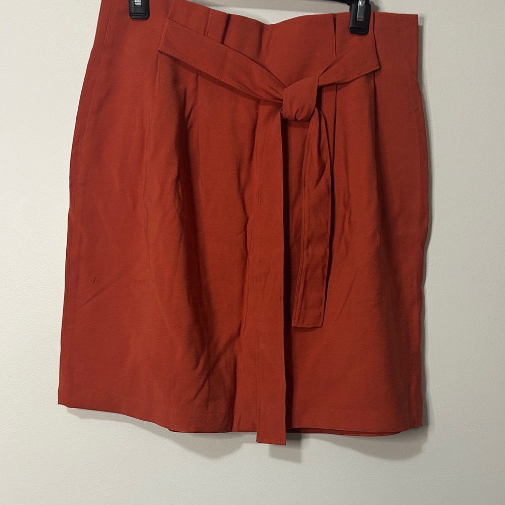 Ann Taylor Factory Rust Mini Skirt size 13